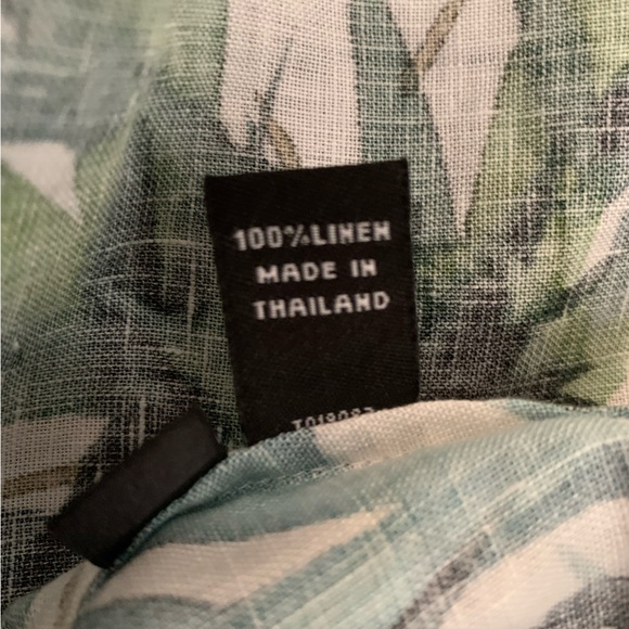 Jim Thompson Linen Boxy Midi Dress Bamboo Print. Size ?S? - Picture 7 of 16